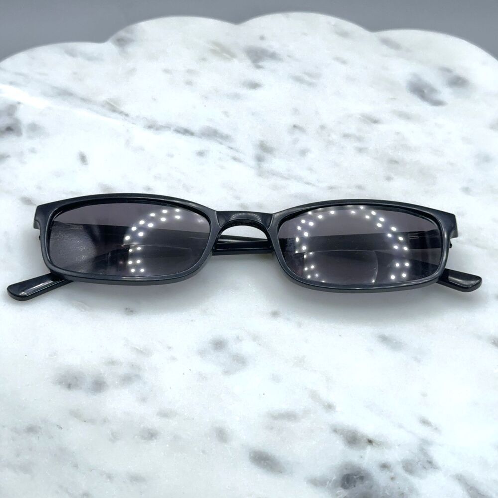 Rochester Solid Black Rectangle Full Rim Eyeglasses Frames Only 150mm